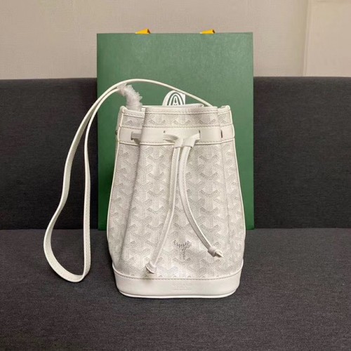 Torba Goyard petit flot ze sznurkiem G6959 biała