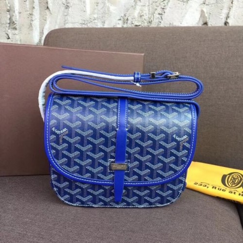 Torba na ramię Goyard 36959 w kolorze elektryzującego błękitu