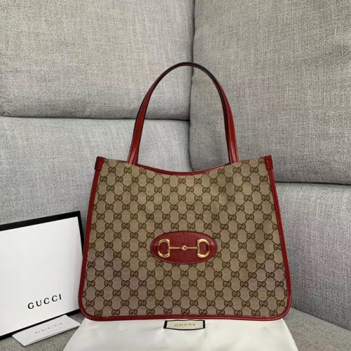 Torba typu tote Gucci 1955 Horsebit 623694 czerwona