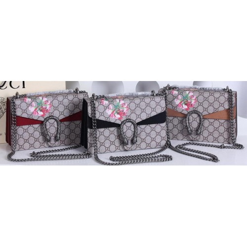 Gucci 400235 Torba na ramię z nadrukiem Dionysus Blooms