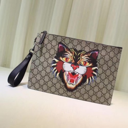 Torebka Gucci Angry Cat Print GG Supreme 473904 Angry Cat