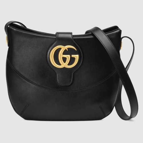 Gucci Arli średnia torebka na ramię 568857 Czarna