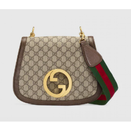 Gucci Blondie średnia torebka na ramię 699210 Brązowa