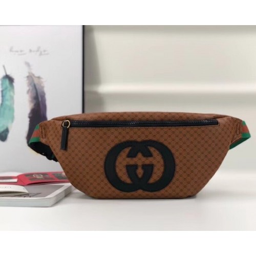 Gucci-Dapper Dan oryginalna torebka-nerka 536416 brązowa