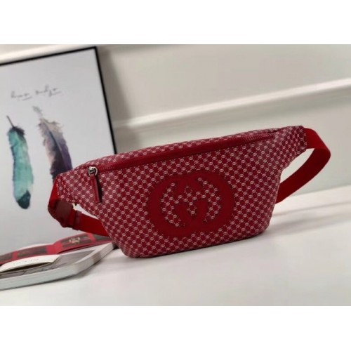 Oryginalna torebka-nerka Gucci-Dapper Dan 536416 czerwona