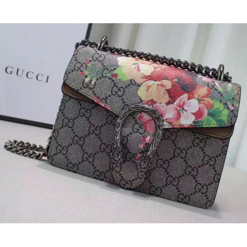 Gucci Dionysus Blooms mini torebka na ramię 421970 brązowa