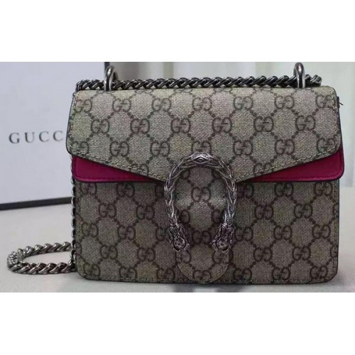Torba na ramię Gucci Dionysus GG Supreme 421970 Rose