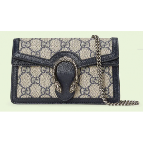 Gucci Dionysus GG super mini bag 476432 Blue