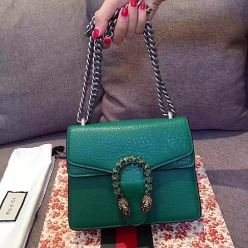 Gucci Dionysus Lichee Pattern Mini torebka na ramię 421970 Green