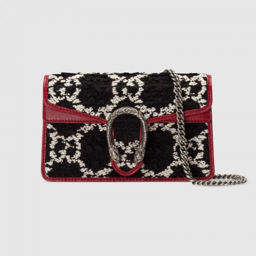 Gucci Dionysus Super Mini torebka na ramię 476432 czarna