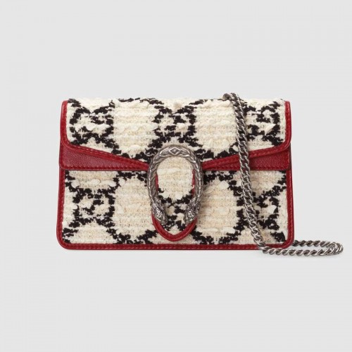 Gucci Dionysus Super Mini torebka na ramię 476432 biała