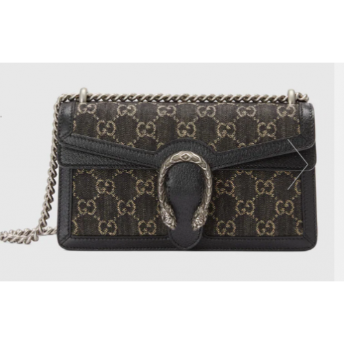 Torebka na ramię Gucci Dionysus mała GG 499623 Czarna