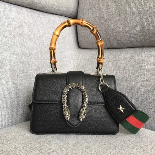 Torebka Gucci Dionysus mała z uchwytem u góry 523367 czarna