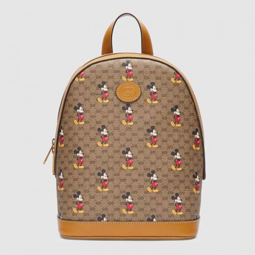 Plecak Gucci Disney x Mickey Mouse 552884 brązowy