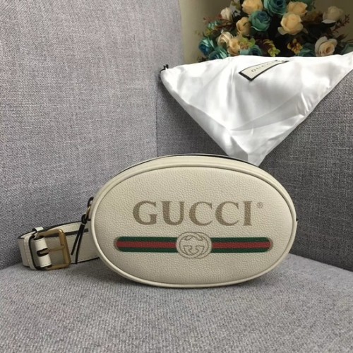 Torebka-nerka Gucci GG Calfskin Leather 476434 biała