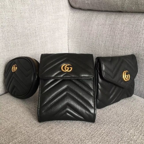 Gucci GG Marmont matelasse nerka 524597 czarna