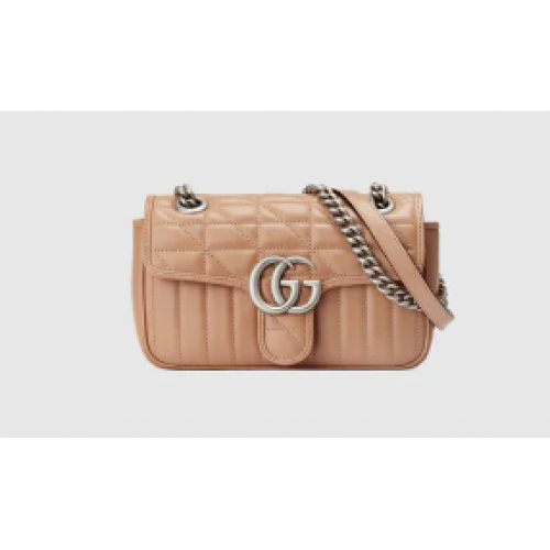 Gucci GG Marmont matelase mini bag 446744 Beige