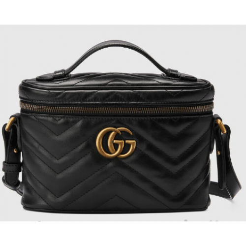 Mini torebka Gucci GG Marmont 672253 czarna