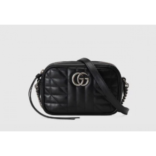 Torebka mini na ramię Gucci GG Marmont 634936 czarna