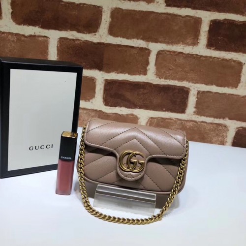 Gucci GG Marmont super kopertówka 575161 Nude