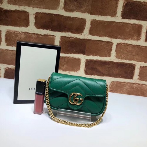Gucci GG Marmont super kopertówka 575161 zielona