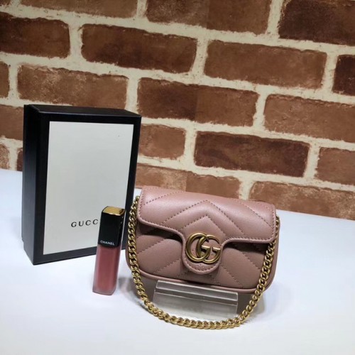 Gucci GG Marmont super kopertówka 575161 różowa