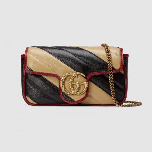 Gucci GG Marmont super mini bag 574969 Cognac