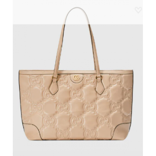 Gucci GG Matelasse skórzana torba średniej wielkości 631685 Beige