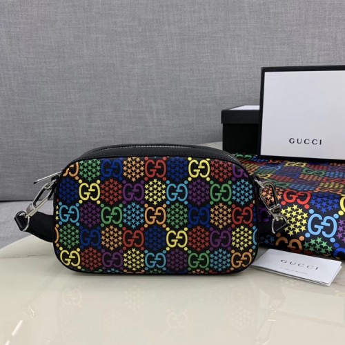 Torba listonoszka Gucci GG Psychedelic Canvas 574886 czarna