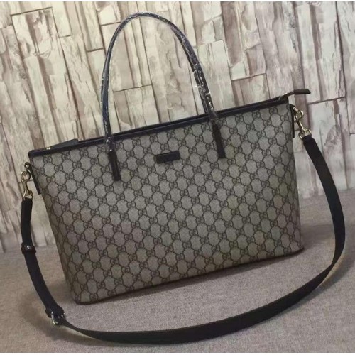 Torba płócienna Gucci GG Supreme 353440 brązowa