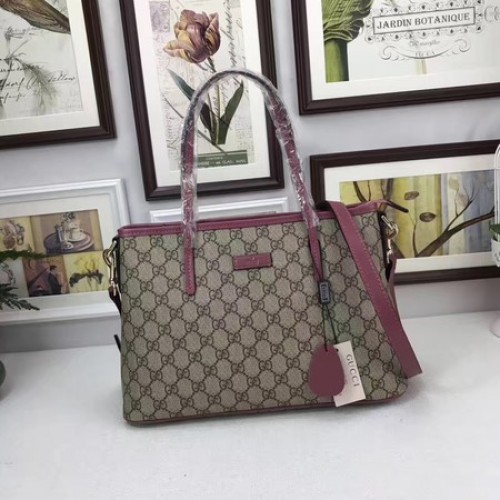 Torba płócienna Gucci GG Supreme 353440 w kolorze różowym