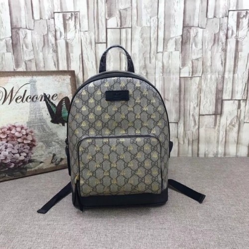 Plecak Gucci GG Supreme Bees 427042 Czarny