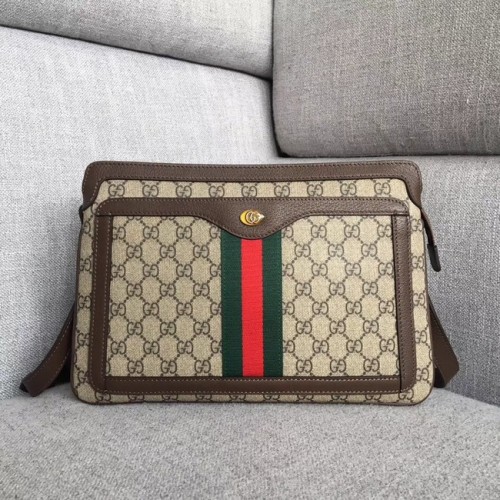 Gucci GG Supreme średnia torebka na ramię 523354