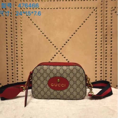 Torba listonoszka Gucci GG Ophidia Canvas 476466 Red