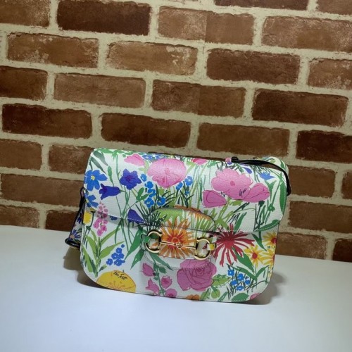 Torba na ramię Gucci Horsebit 1955 602204, skóra