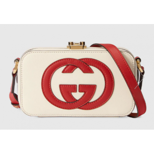 Mini torebka Gucci Interlocking G 658230 biała
