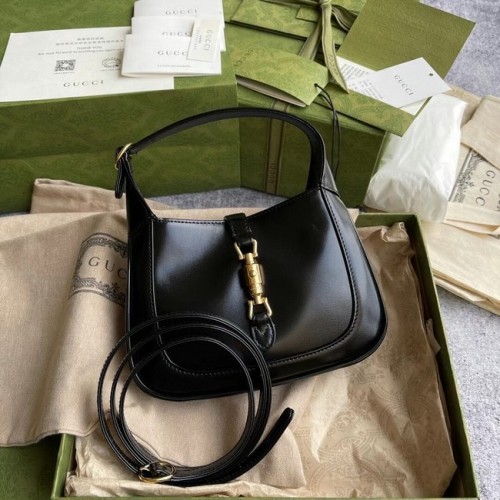 Gucci Jackie 1961 mini torba hobo 637091 czarna