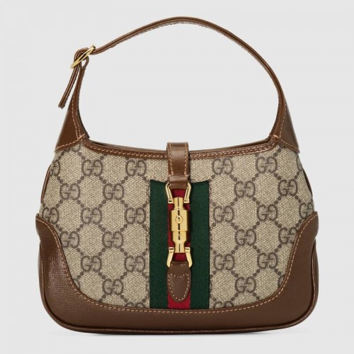 Gucci Jackie 1961 mini torba hobo 637092 brązowa
