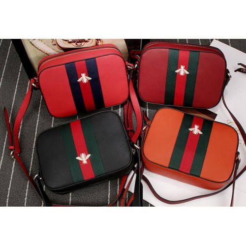 Torba na ramię ze skóry Gucci 412008