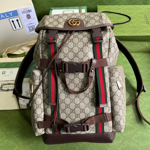 Plecak Gucci Ophidia GG Supreme 690999 Brown