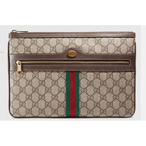 Torebka Gucci Ophidia GG Supreme 517551 brązowa