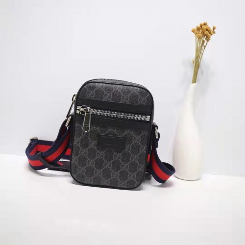 Torba listonoszka Gucci Ophidia GG 547977 czarna