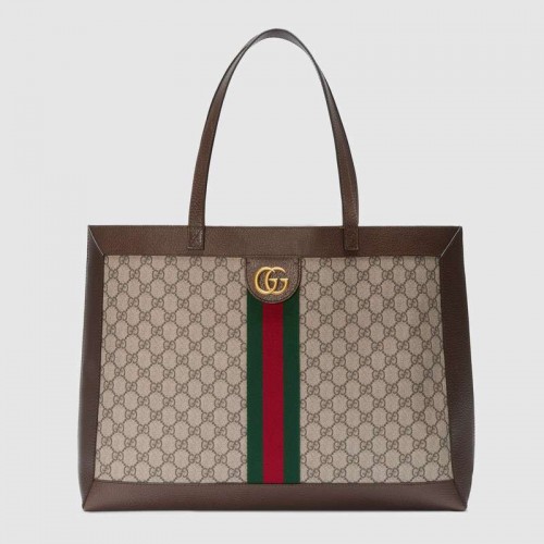 Torba Gucci Ophidia GG z trzema małymi świnkami 547947 brązowa