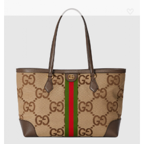Gucci Ophidia jumbo GG średnia torba 631685 Brązowa