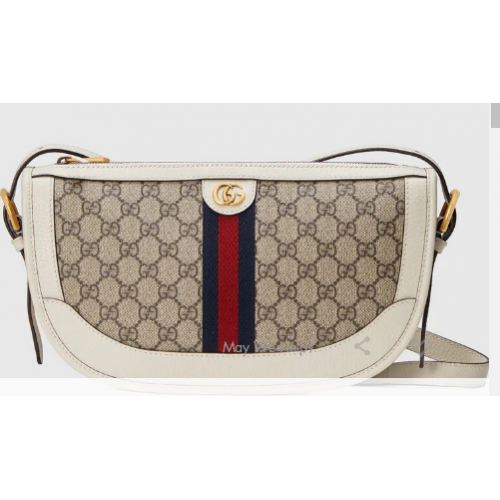 Duża torba na ramię Gucci Ophidia 674096 biała
