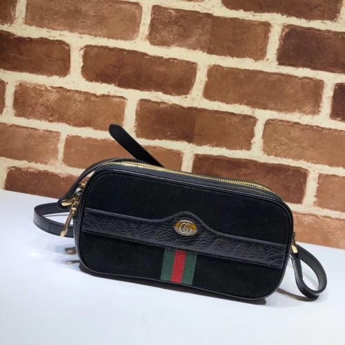 Torebka Gucci Ophidia mini GG 546597 z czarnego aksamitu