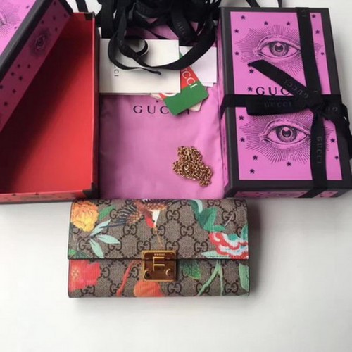 Portfel Gucci Padlock Continental 453506 Czerwony