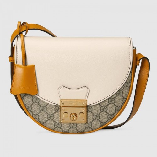 Mała torebka na ramię Gucci Padlock 644524 biała
