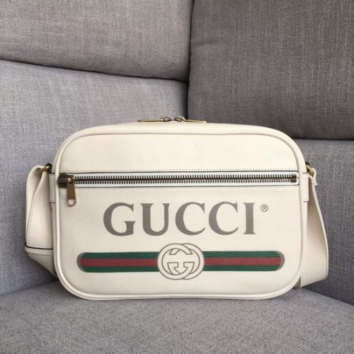 Torebka na ramię Gucci Print 523589 biała