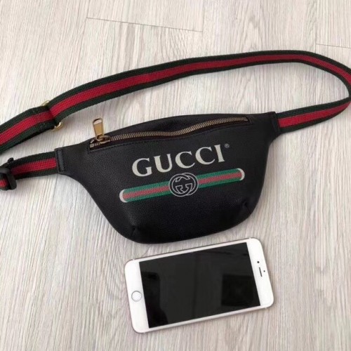 Mała torebka nerka Gucci Print 527792 czarna